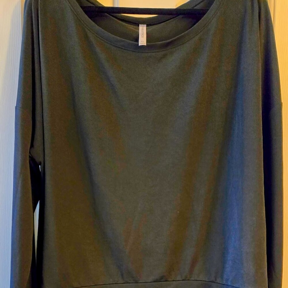 Fabletics Black Long Sleeved Shirt